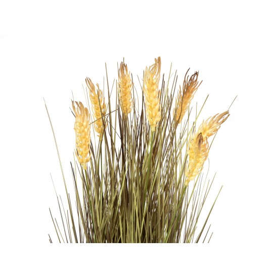 EUROPALMS Spiga di Grano Artificiale 60cm - Decorazione Autunnale per Vetrine e Outdoor