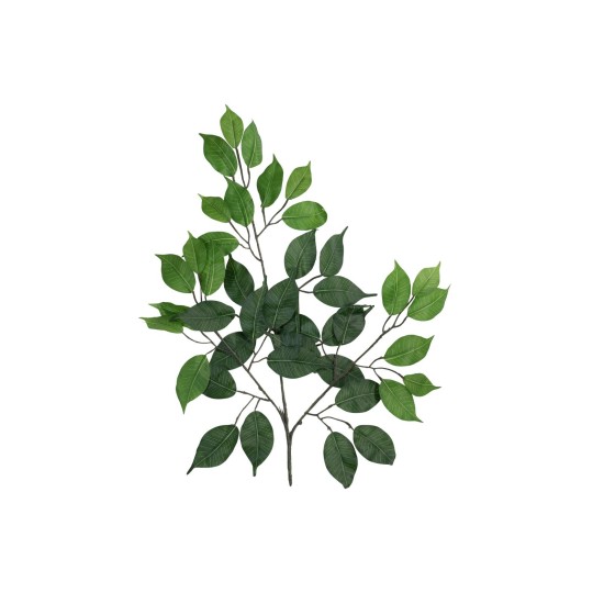 Ramo di Fico Beniamino Artificiale EUROPALMS - Decorazione Verde Realistica, 12 Pezzi