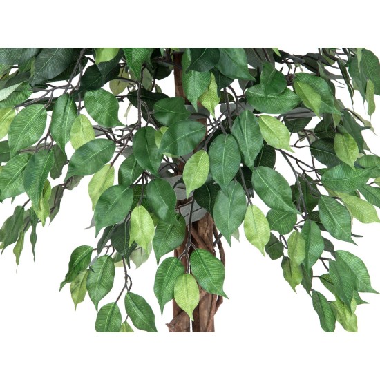 Ficus Benjamini Multi-Tronco Europalms, Pianta Artificiale Alta 180 cm con Foglie Lifelike