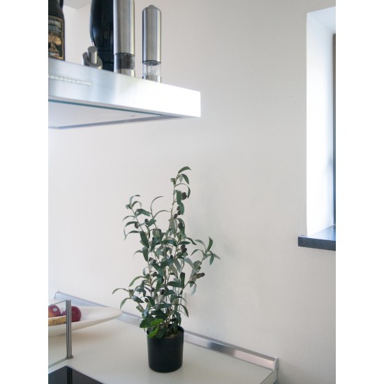 EUROPALMS Albero di Ulivo Artificiale con Frutti - Piante Ornamentali 68 cm