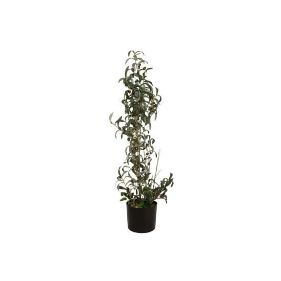 EUROPALMS Albero di Ulivo Artificiale con Frutti, 104 cm - Decorazione Mediterranea