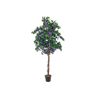 EUROPALMS Bougainvillea 150 cm - Pianta Artificiale con Tronco Naturale e Liane Flessibili