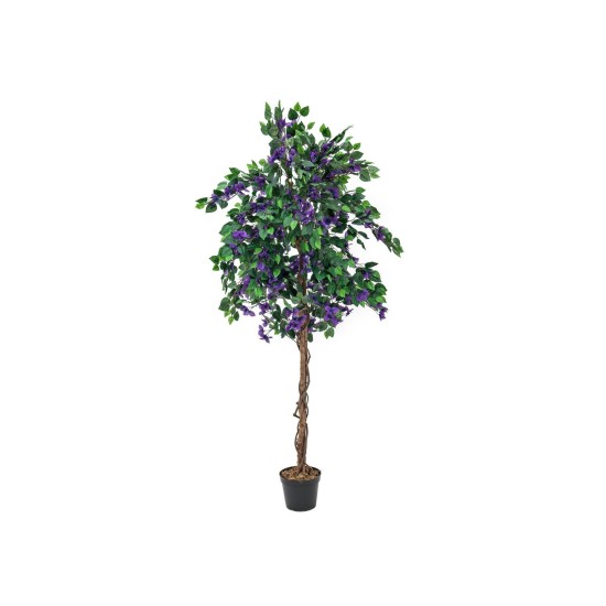 Pianta artificiale Bougainvillea e Lavanda EUROPALMS 180 cm con Foglie Realistiche