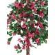 Pianta Artificiale Bougainvillea Rosa 180 cm - EUROPALMS con Tronco Naturale e Fiori Magenta