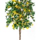 EUROPALMS Bougainvillea Artificiale Gialla 180 cm - Pianta Decorativa con Tronco Naturale e Liane