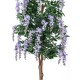 EUROPALMS Laburno Artificiale Viola 150 cm - Pianta Decorativa Realistica per Interni