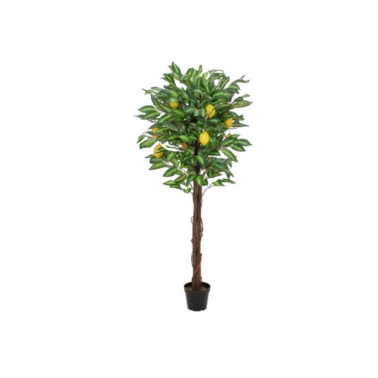 Pianta Artificiale di Limone Europalms - Albero 150 cm con Tronco Naturale e Foglie Realistiche