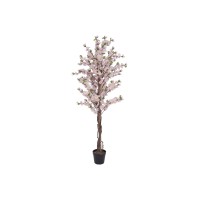 Albero di Ciliegio Artificiale EUROPALMS con 3 Tronchi, 150 cm, Fiori Rosa Chiaro
