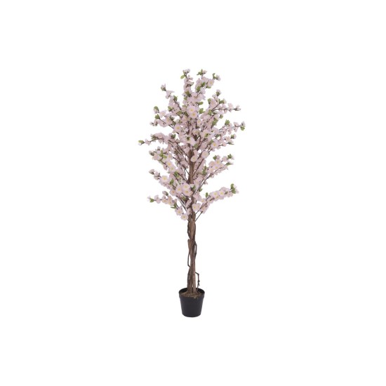 Albero di Ciliegio Artificiale EUROPALMS con 3 Tronchi, 150 cm, Fiori Rosa Chiaro