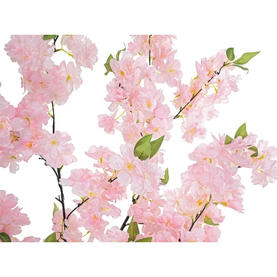 Albero di Ciliegio Artificiale EUROPALMS - 3 Tronchi, Effetto Rosa, 160cm