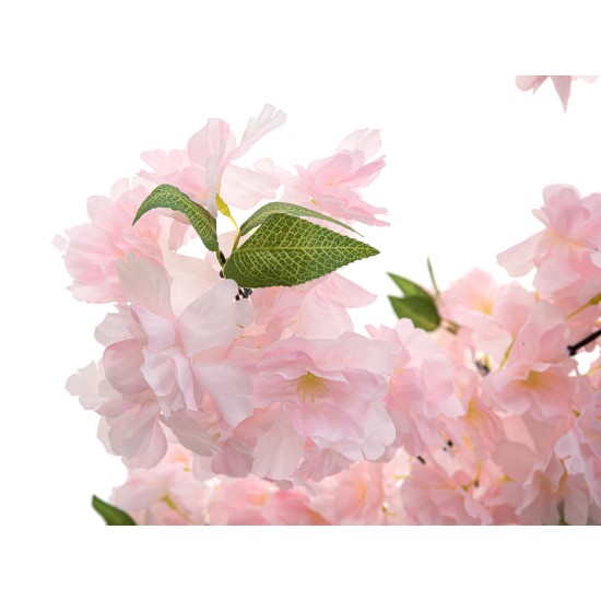 Albero di Ciliegio Artificiale EUROPALMS - 3 Tronchi, Effetto Rosa, 160cm