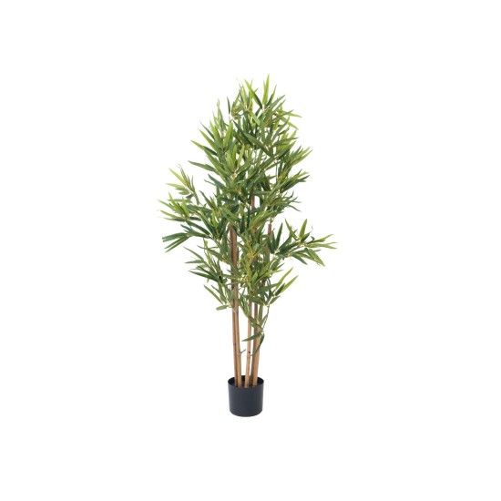 Pianta Artificiale EUROPALMS Bambù Deluxe 120 cm - Foglie Realistiche PEVA