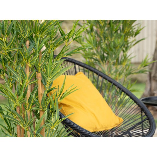 Pianta Artificiale EUROPALMS Bambù Deluxe 120 cm - Foglie Realistiche PEVA