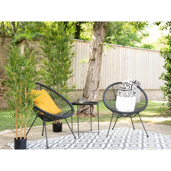 EUROPALMS Bambù Deluxe - Pianta Artificiale Alta 150 cm con Foglie Realistiche per Interni ed Esterni