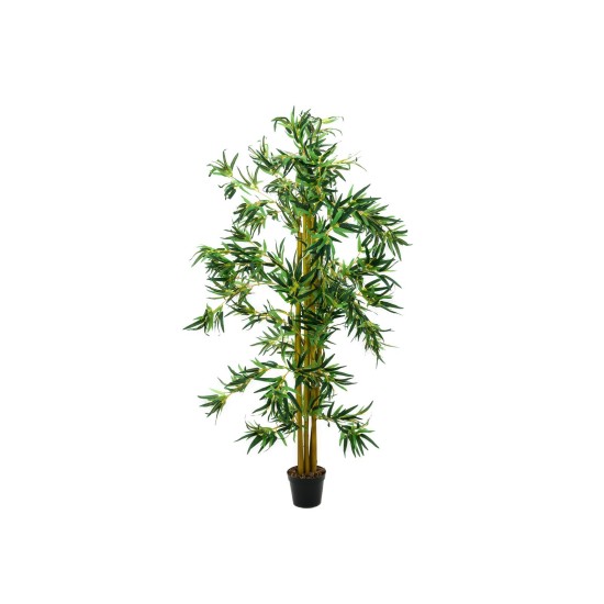 EUROPALMS Pianta Artificiale Bambù Multi-Tronco - 150 cm, Verde Realistico