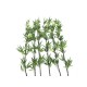 EUROPALMS Bambù Artificiale con Foglie, 180cm, Set da Sei, Decorazione Tropici