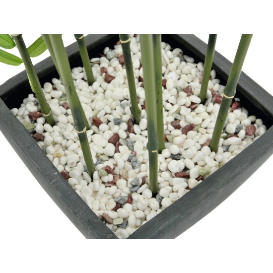 Bamboo Artificiale EUROPALMS in Ciotola - Pianta da Interni/Esterni, 120cm