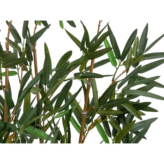 EUROPALMS Bamboo Artificiale in Vaso Decorativo, 150cm - Qualità Premium per Interni ed Esterni