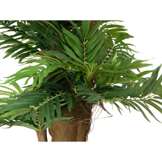 EUROPALMS Palma di Areca Artificiale 140 cm - Decorazione Verde Realistica