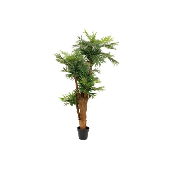 EUROPALMS Palma Areca Artificiale 170 cm con Tronco in Fibra e Foglie Realistiche