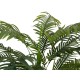 EUROPALMS Palma di Areca Artificiale, 2 Tronchi, 120 cm - Decorazione Verde per Interni ed Esterni