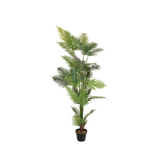 EUROPALMS Palma di Areca Artificiale 180 cm - Decorazione Interni ed Esterni con Foglie Realistiche