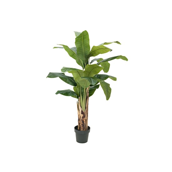 Pianta artificiale EUROPALMS Banano 120 cm - Foglie realistiche in PEVA