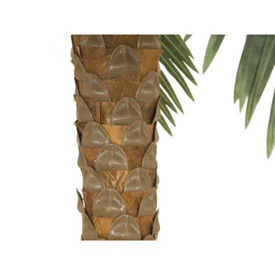 EUROPALMS Palma delle Canarie Deluxe - Pianta Artificiale 300 cm con Fusto Naturale