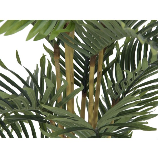 Palma di Kentia Artificiale EUROPALMS 140 cm con Tronco Naturale e Fronde Realistiche