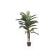 EUROPALMS Palma di Kentia Artificiale 120 cm con Tronco Naturale e Fronda in Tessuto