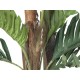 EUROPALMS Palma di Kentia Artificiale 120 cm con Tronco Naturale e Fronda in Tessuto
