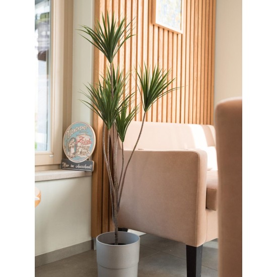 Palma Yucca Artificiale EUROPALMS 130 cm per Interni ed Esterni, Foglie Realistiche