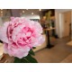 Ramo di Peonia Artificiale Rosa 80cm - EUROPALMS, Fiori Primaverili di Alta Qualità