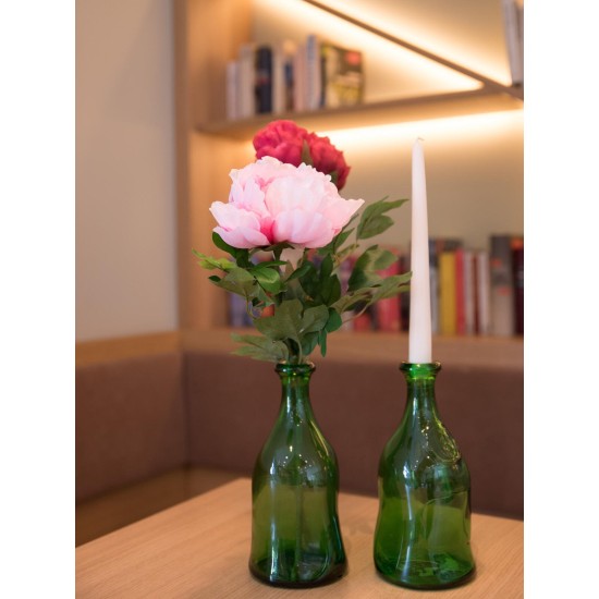 Ramo di Peonia Artificiale Rosa 80cm - EUROPALMS, Fiori Primaverili di Alta Qualità