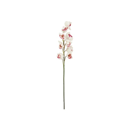 Ramo Artificiale Cymbidium EUROPALMS Bianco-Rosa 90cm per Decorazioni Esterne