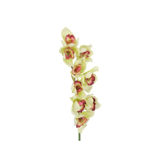 Ramo Cymbidium Artificiale EUROPALMS, Verde, 90cm – Elegante Decorazione per Interni ed Esterni