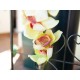 Ramo Cymbidium Artificiale EUROPALMS, Verde, 90cm – Elegante Decorazione per Interni ed Esterni