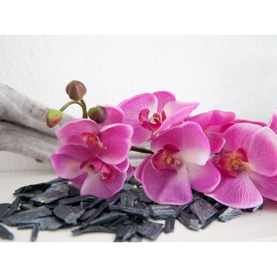 Ramo di Orchidea Artificiale EUROPALMS, Fiori Lilla, 100cm