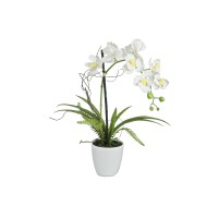 EUROPALMS Composizione Orchidee Artificiali in Vaso Decorativo - Alta Qualità
