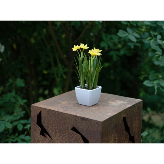 Narciso Artificiale EUROPALMS 23 cm - Pianta Decorativa Primaverile per Interni ed Esterni