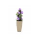 EUROPALMS Hydragena Spray Artificiale, Lavanda 76cm - Fiori a Grappolo Lilla Realistici