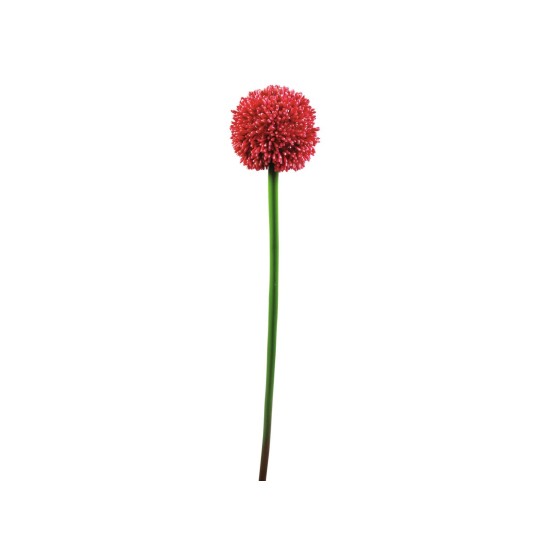 Europalms Allium Spray Artificiale Rosso 55cm - Decorazione Floreale Esterna