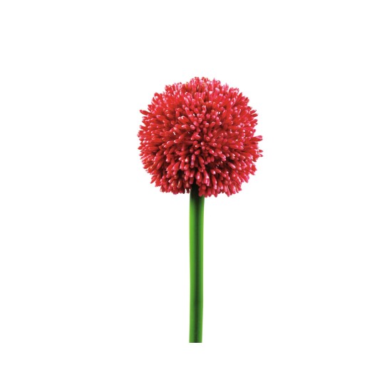 Europalms Allium Spray Artificiale Rosso 55cm - Decorazione Floreale Esterna