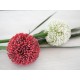 Europalms Allium Spray Artificiale Rosso 55cm - Decorazione Floreale Esterna