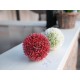 Europalms Allium Spray Artificiale Rosso 55cm - Decorazione Floreale Esterna