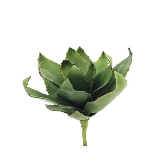 EUROPALMS Agave Artificiale 35 cm, Verde, Foglie Realistiche per Uso Esterno