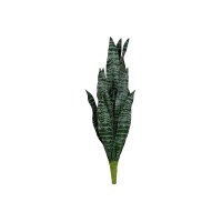 Sansevieria Artificiale EUROPALMS, 60 cm, Foglie Morbide, Verde Scuro