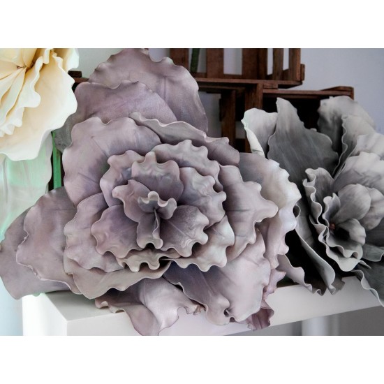 EUROPALMS Fiore Gigante Artificiale Rosa in EVA, 80 cm - Decorazione per Interni ed Esterni