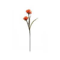 Pianta Artificiale EUROPALMS Dahlia Arancione 100 cm con Fiori Realistici
