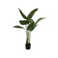 Pianta Artificiale EUROPALMS Strelitzia 110cm - Decorazione Tropicale Verde Scuro
